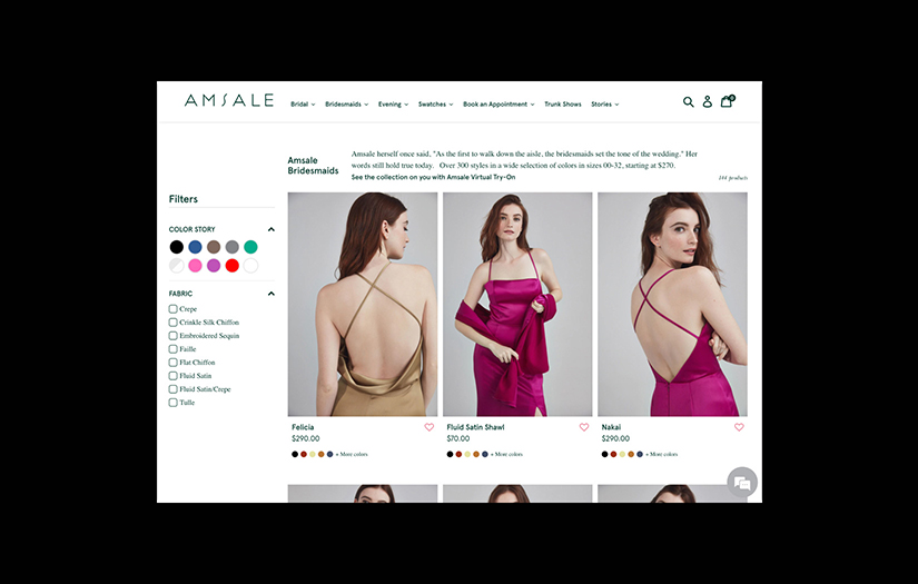 Making Digital Trek for a Luxury Bridal Boutique screenshot 3