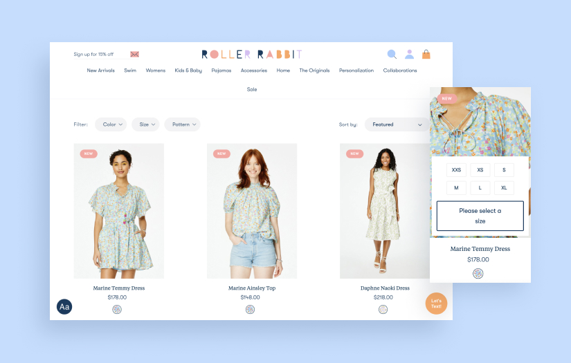 Ecom Website Ramp-Up for an Online Fashion Store + screenshot 1