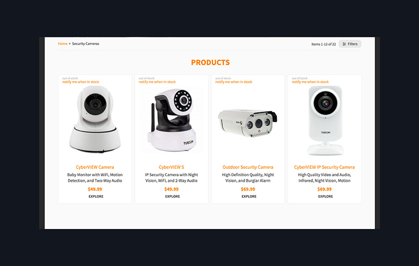 Modern Ecom Design & Features for Electronics Shop screenshot 2
