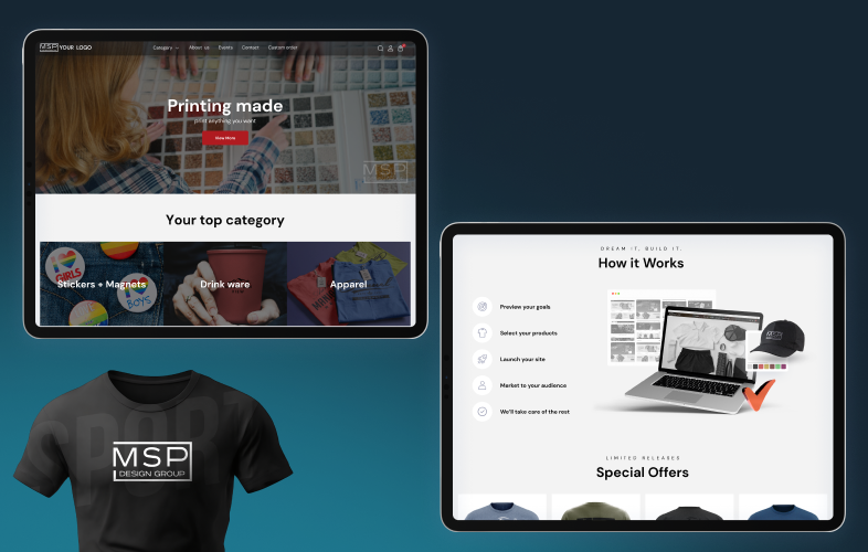 Replatforming and customization for TDI Holdings LLC screenshot 1