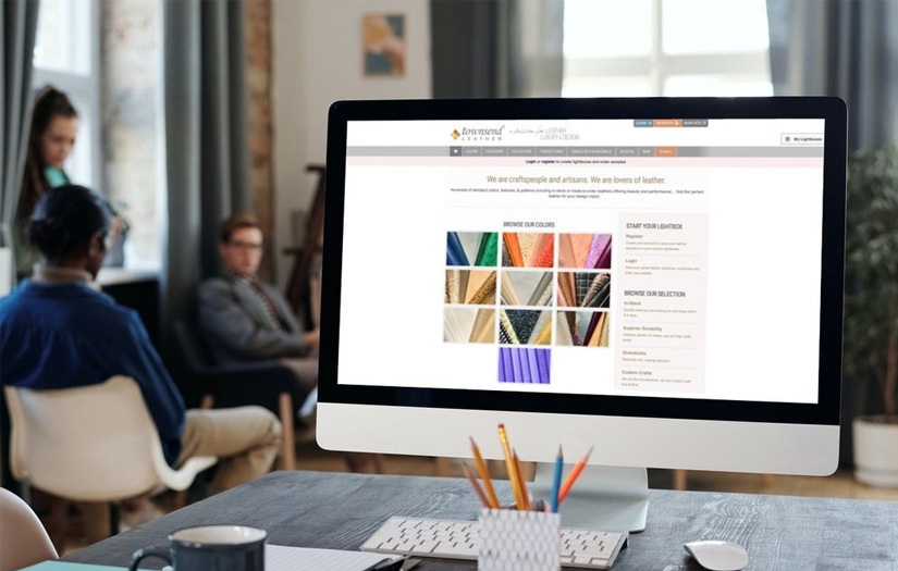 Townsend Leather - Laravel WordPress Website Development screenshot 1