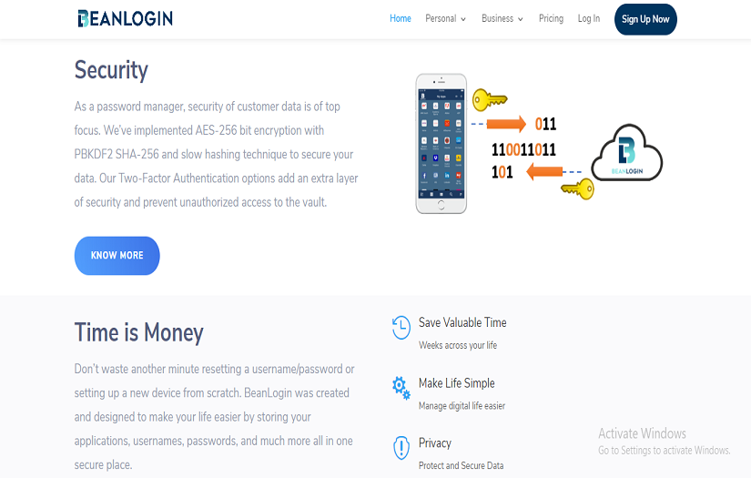 BeanLogin screenshot 3