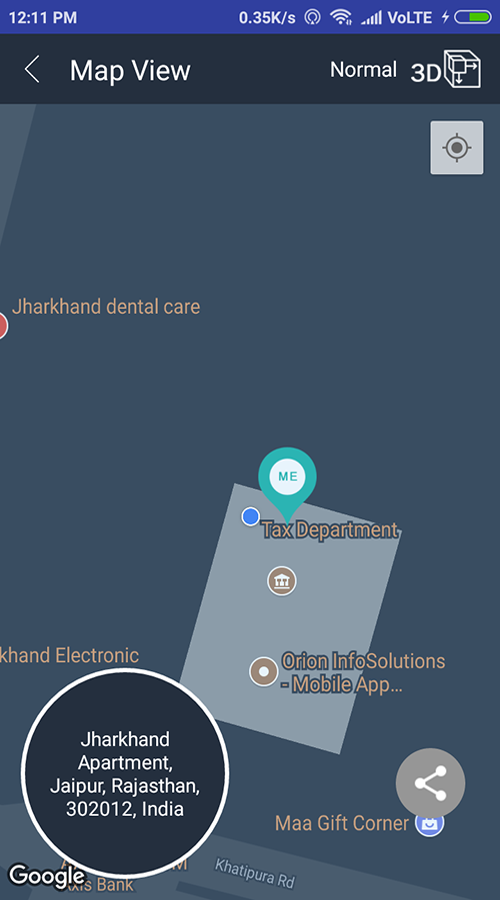 Friend Locator & Route Finder screenshot 1