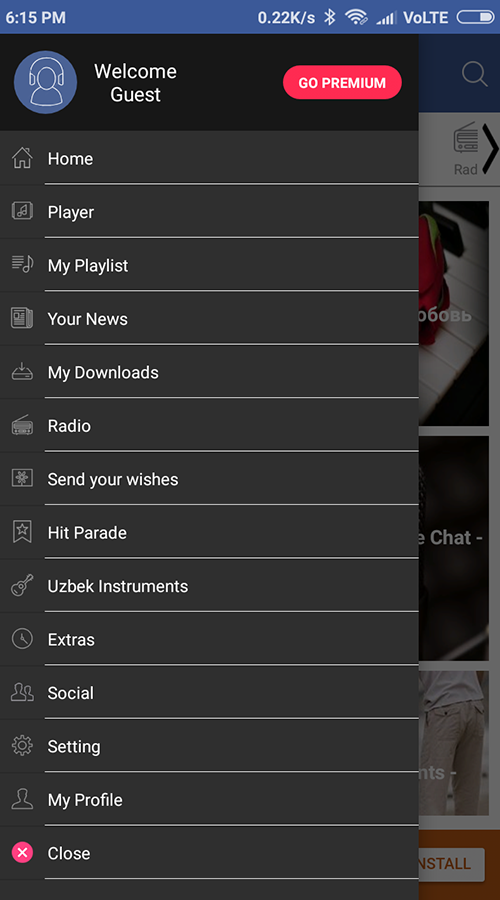 Radio UZ - Uzbek Radio & Music screenshot 1