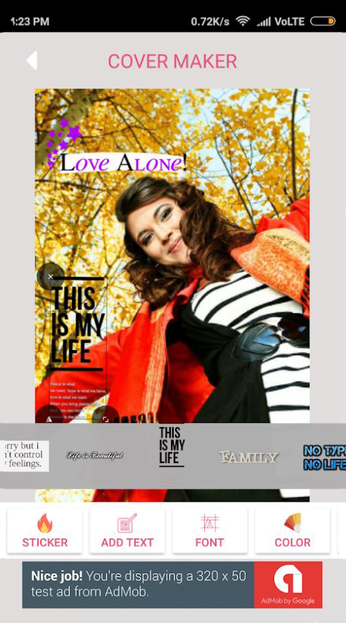 Magazine Photo Frame screenshot 2