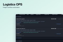 Logistics OPS — Freight Operations & Workflow Automation