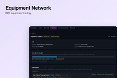 Equipment Network — B2B Equipment Trading Platform
