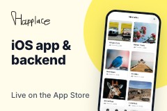 Happlace: Native iOS App & Backend, Live on App Store
