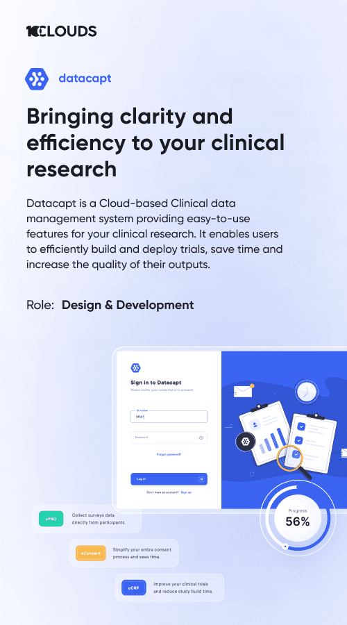 Datacapt - Clinical data management system screenshot 1