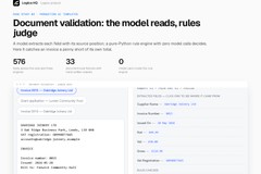Production AI templates: support bot, workflow backend, document validation