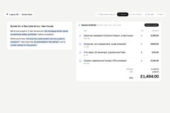 Quote Desk — AI admin system for trades