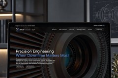 Industrial Company Website Built from Figma Designs