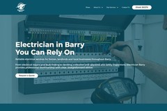 Website for an Electrician in Barry