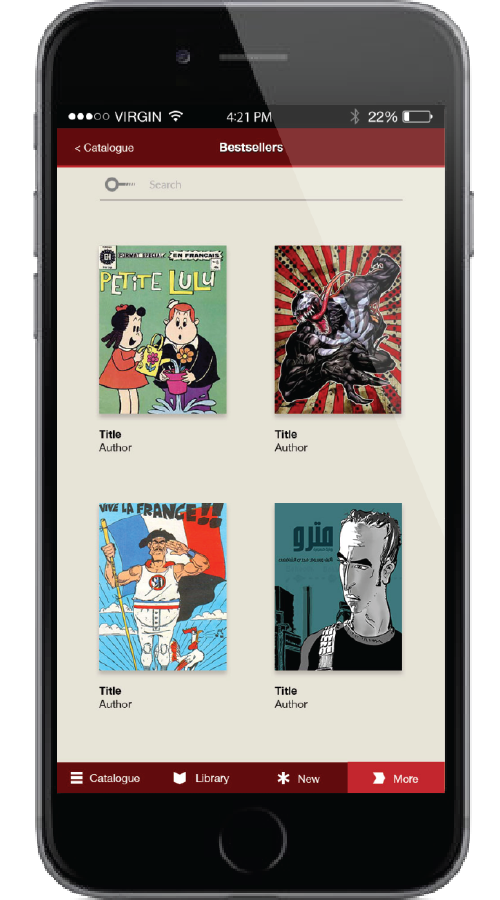 Comic Books Portal screenshot 1