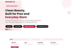 Mirabella Beauty – Shopify E-Commerce & Professional Cosmetics Marketplace
