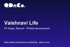 Vaishnavi Life, Mysore — Plotted Development Marketing