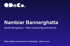 Nambiar Bannerghatta — Villa Buyer Positioning