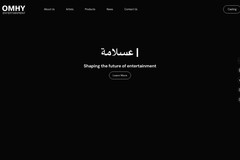 OMHY Entertainment website