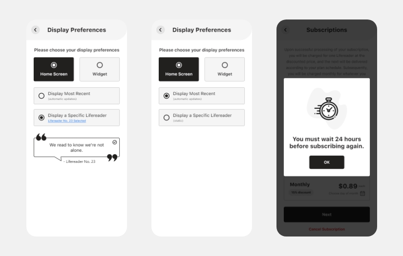 Lifereader screenshot 2