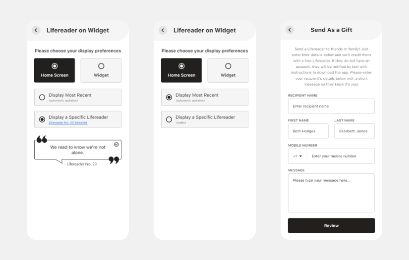 Lifereader screenshot 6
