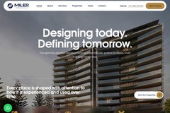 Real Estate Website Design for Miler Properties