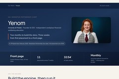Yenom: journalist-led PR for a financial-wellbeing educator