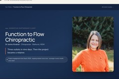 Function to Flow Chiropractic: health PR in Bathurst