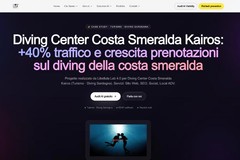 Diving Center Costa Smeralda Kairos – Website, SEO & Social (+40% Traffic)