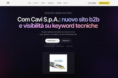 Com Cavi S.p.A. – B2B Website & SEO for Technical Keywords in Electric Cables