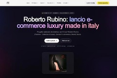 Roberto Rubino – Luxury Made in Italy Footwear E-commerce Launch