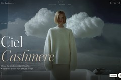 Ciel Cashmere — quiet-luxury Shopify brand built end to end