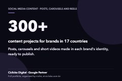 Social media content for brands in 17 countries