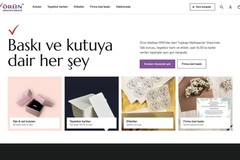 Örün Matbaa: custom Shopify theme
