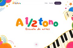 A medio tono: Naming, Brand, Web Design and Development