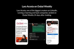 Lara Acosta: Dubai Weekly 24 days after the first conversation