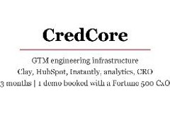 CredCore GTM engineering infrastructure setup