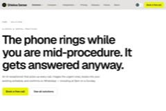 AI Voice Receptionist for Clinics (in-house product)