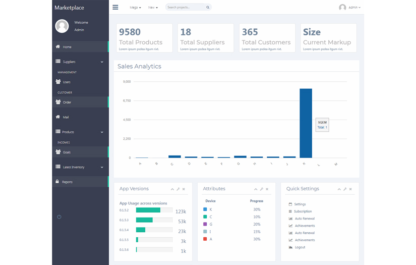 Laravel Ecommerce Marketplace screenshot 1