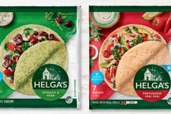 Helga's Bakehouse: range design for Wraps and International Breads