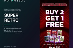 Super Retro — Retail Screen Promotion