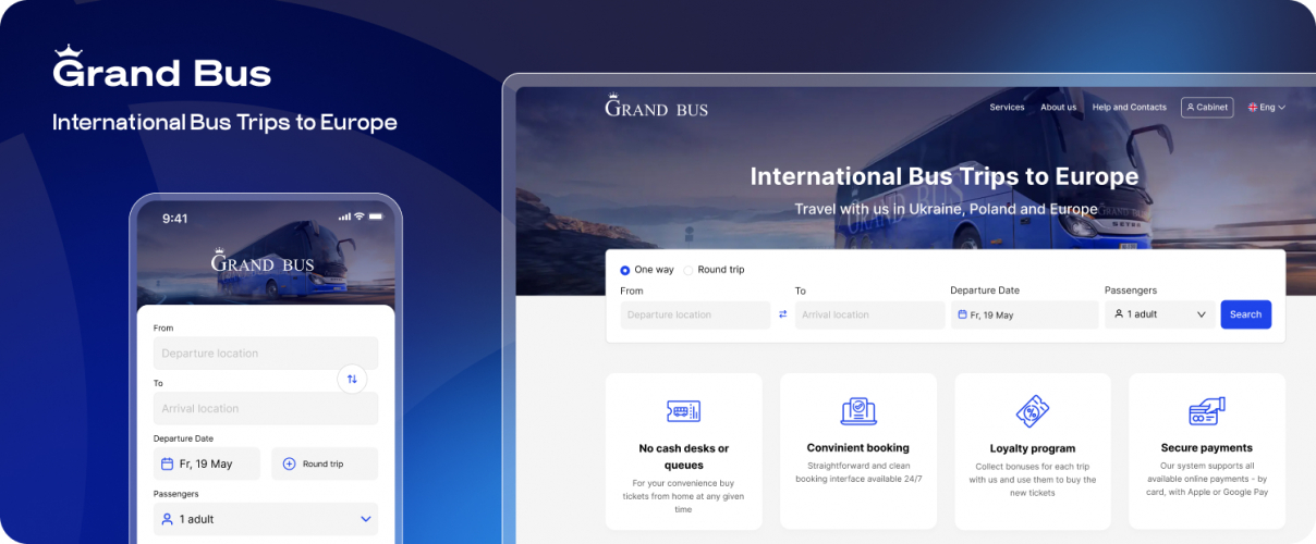 Improving user experience for transportation company screenshot 1