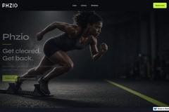 Phzio – Physiotherapy Clinic Website (Webflow)