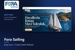 Fora Sailing: Custom Built Boat Tour Website