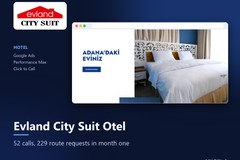 Evland City Suit Otel: Google Ads Setup for a Hotel