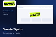 Şamata Tiyatro: Website for a Theatre