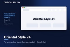 Oriental Style 24: Google Ads for a Perfume Store