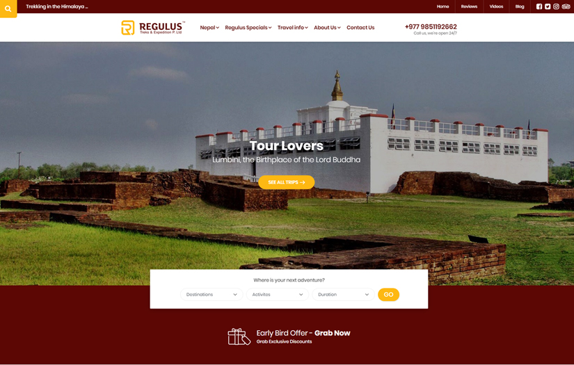 Regulus Treks screenshot 1