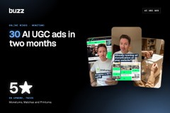 Online Minds: 30 AI UGC ads for Monetumo in two months