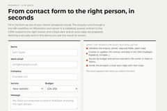 Agency lead-handoff demo (Concept project)