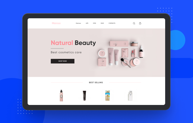 Online cosmetics marketplace for the UK startup screenshot 1